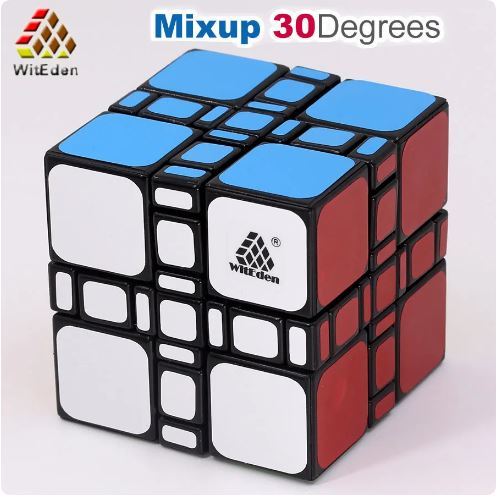 WITEデン-ミニチュアゲームステッカー,30度サークル,3x3キューブ,3x3,プロフェッショナル,教育玩具拍卖