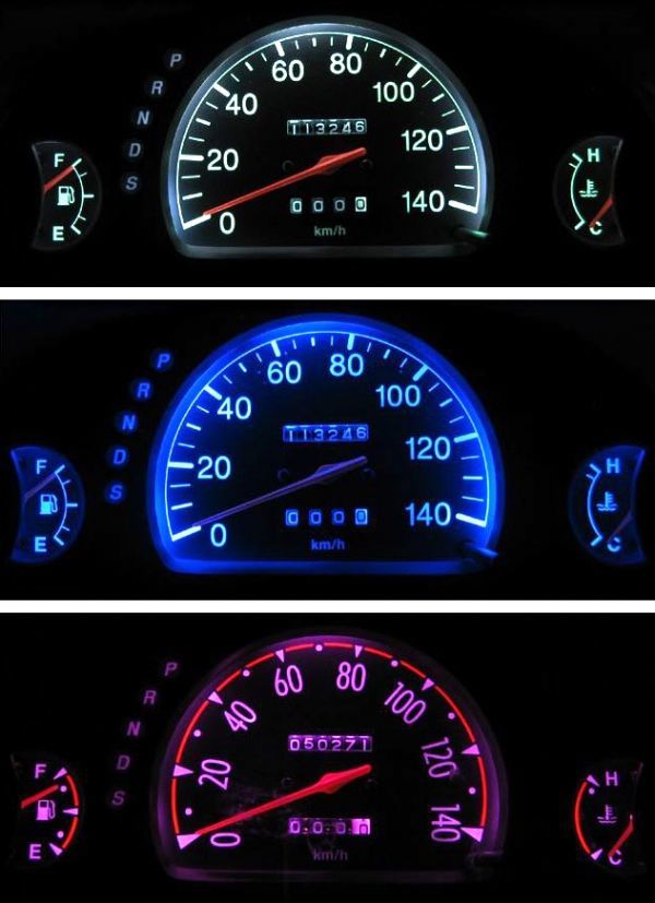 プレオ RA1/RA2 メーターLED照明1台分セット!ブルー拍卖