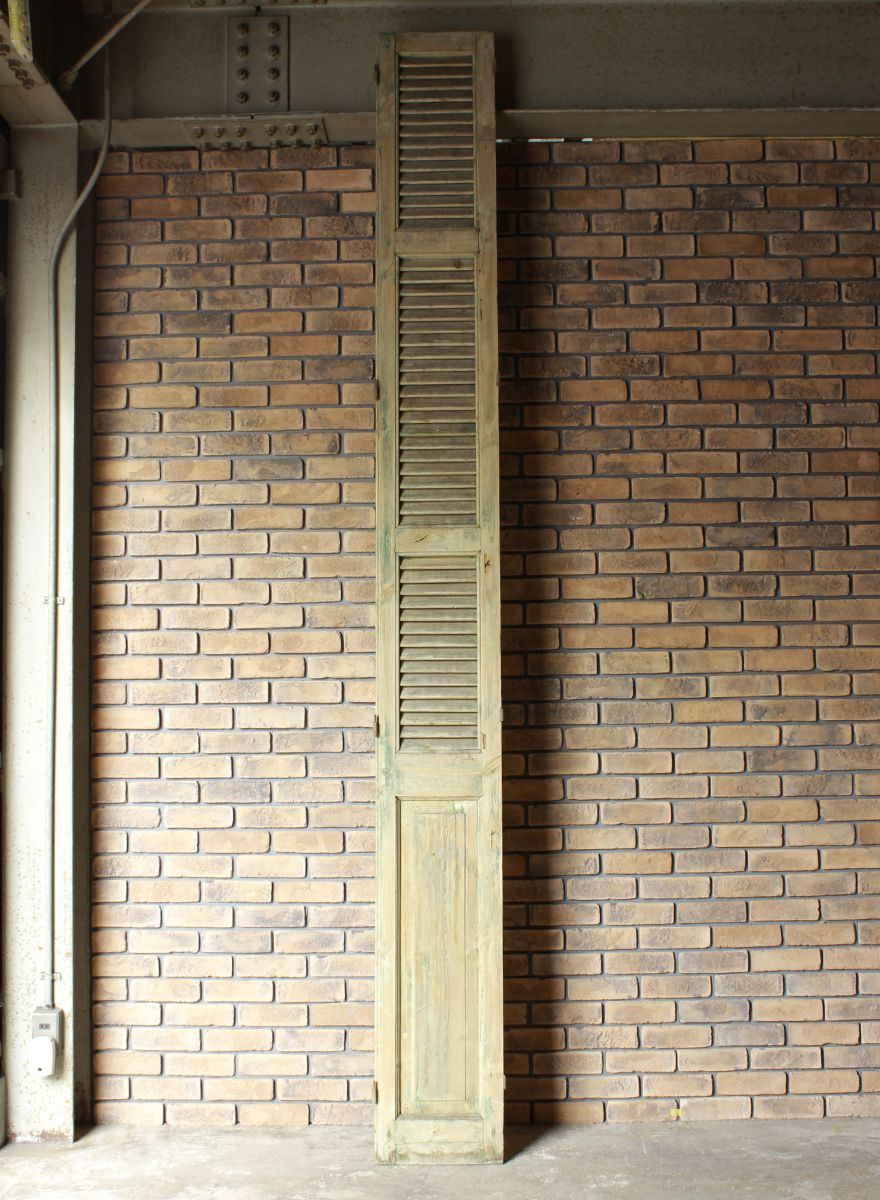 ルーバードア ウッドドア 建具 扉 開き戸 ヴィンテージ アンティーク イギリス フランス レトロ ヨーロッパ ウェリントン wdw-5108拍卖