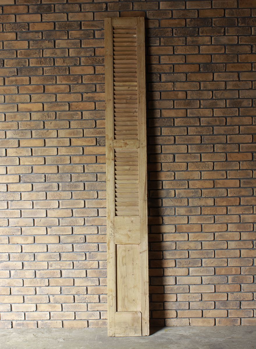 ルーバードア ウッドドア 建具 扉 開き戸 ヴィンテージ アンティーク イギリス フランス レトロ ヨーロッパ ウェリントン wdw-5121拍卖