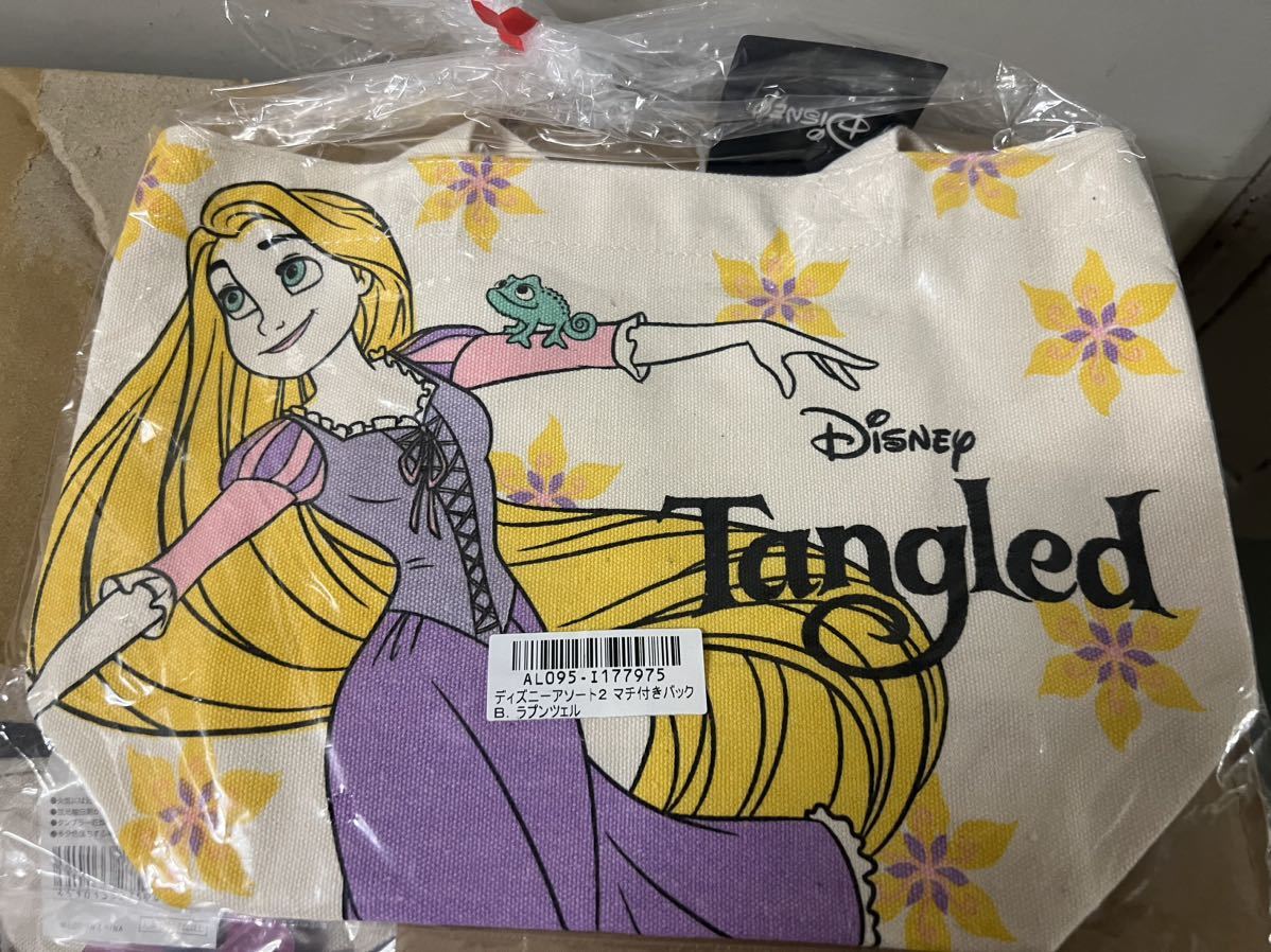 ディズニー マチ付バッグ ミニバッグ トートバッグ ディズニープリンセス 塔の上のラプンツェル 新品未使用 ランチトートバッグ拍卖