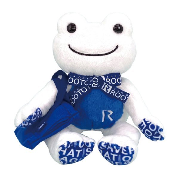 2023年☆ルートート×カエルのピクルスぬいぐるみコラボ《ルートート/白×ブルー》拍卖
