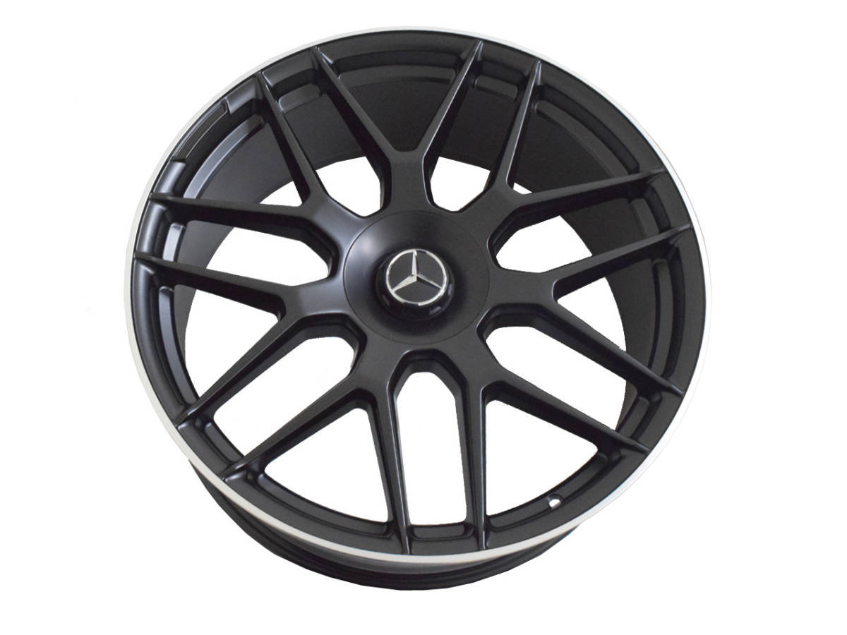 W222 W223 22インチ 9.0J アルミ ホイール 1本 マットブラック ET33 5H 112 S11M S63type メルセデス ベンツ Sクラス 国内発送 即納 補修拍卖