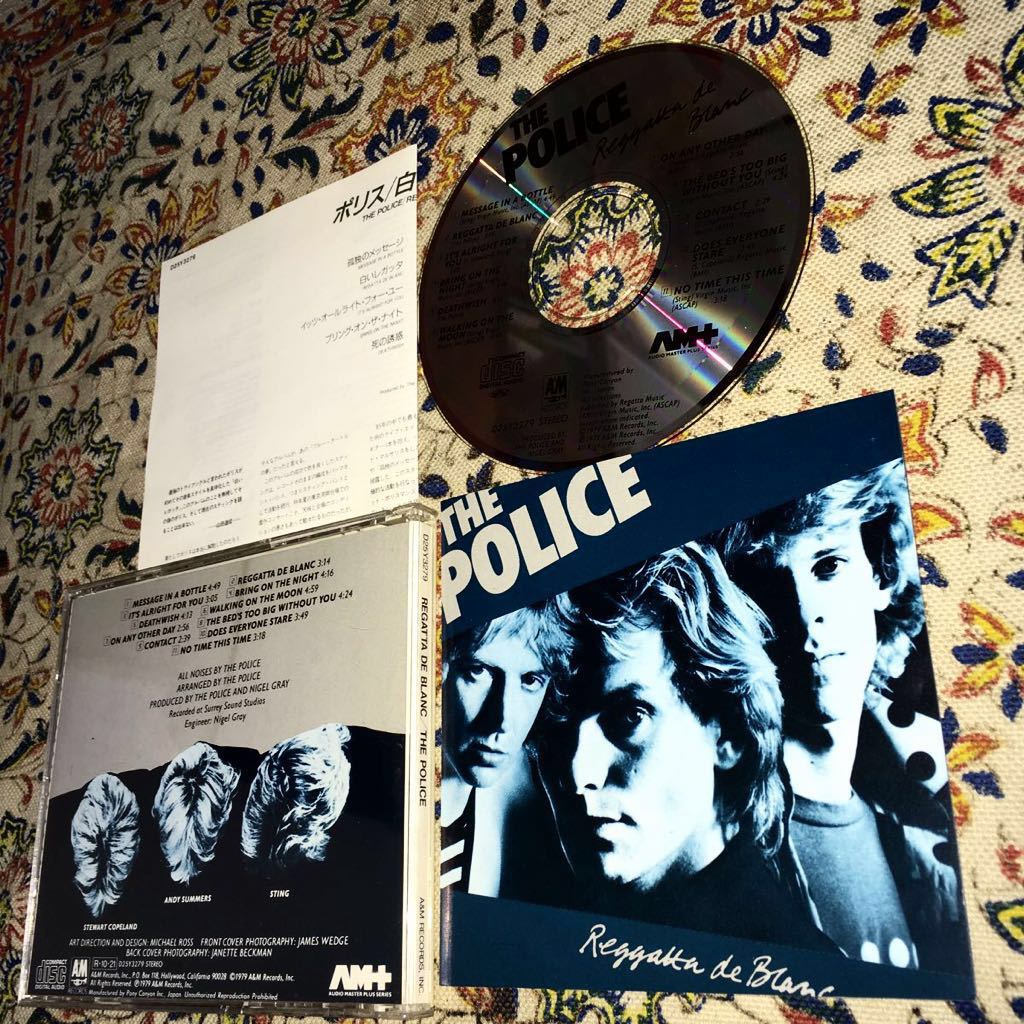 ポリス/白いレガッタ/孤独のメッセージ/死の誘惑/ひとりぼっちの夜/スチュワート・コープランド/アンディ・サマーズ/スティング/名盤1979年拍卖