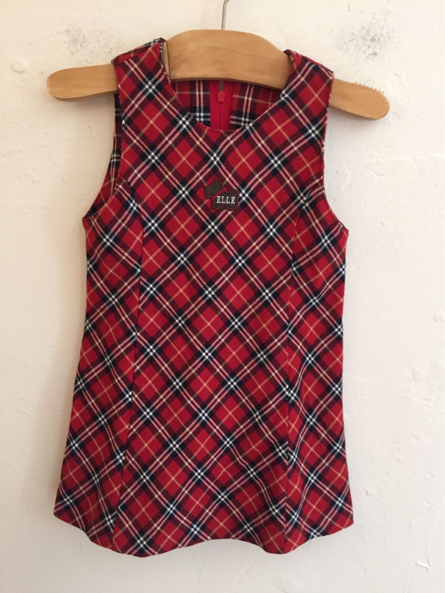 【送料無料】中古 ELLE エル ワンピース サイズ95拍卖