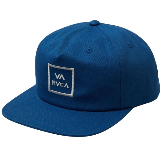 RVCA Freeman Snapback Hat Cap Mallard Blue キャップ拍卖
