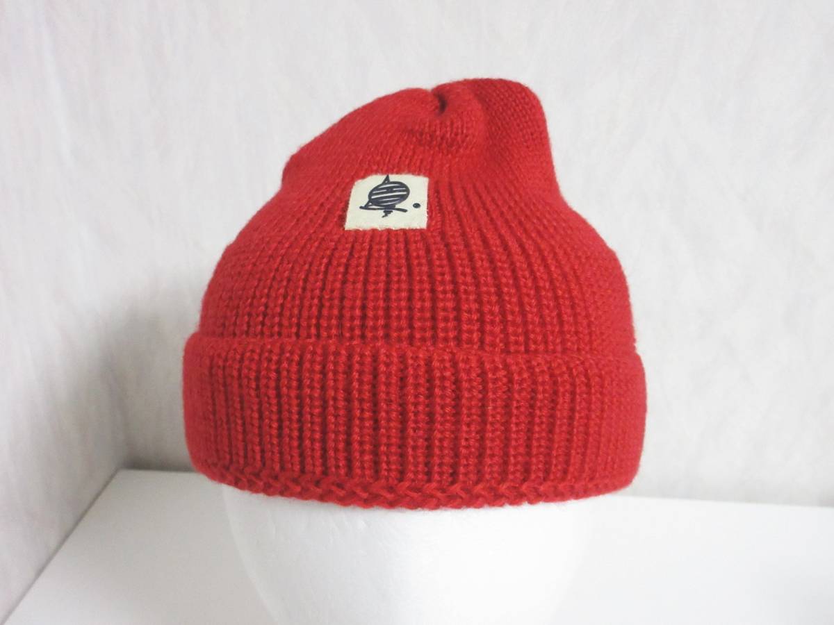 マリナヨッティング marina yachting ニットキャップ 帽子 赤 yg4089拍卖