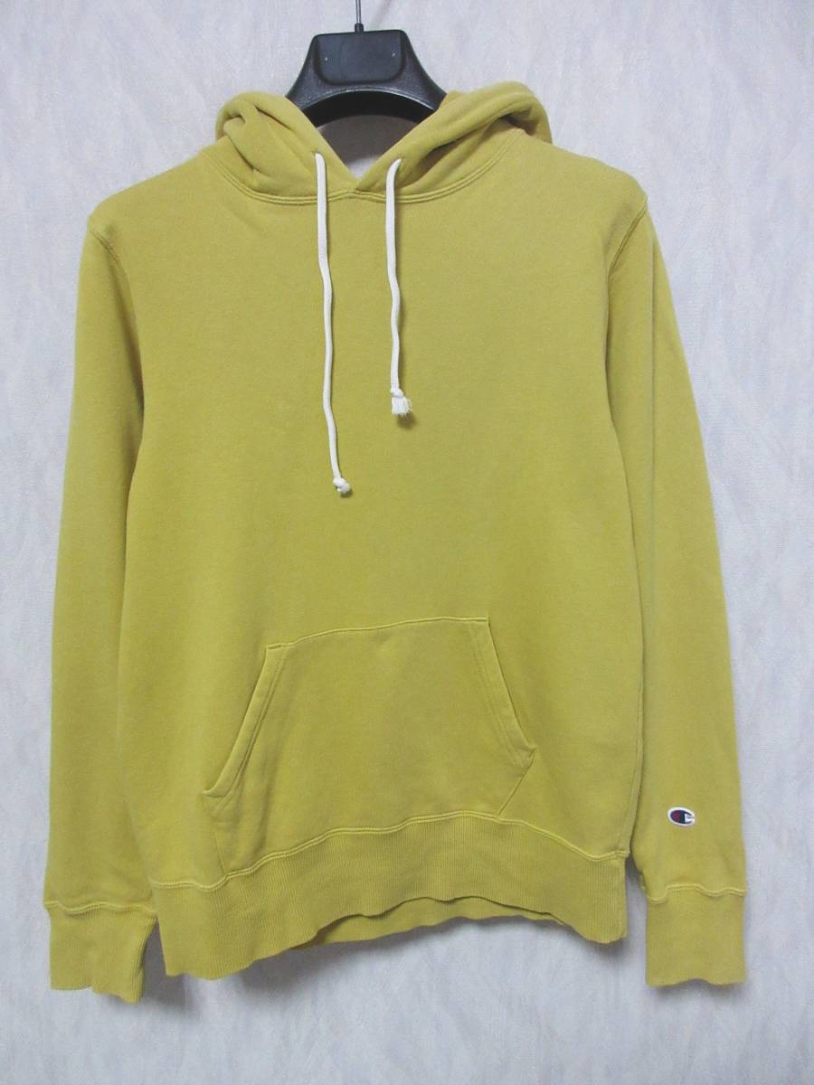 チャンピオン プルオーバー スウェット パーカー マスタード M kn973拍卖