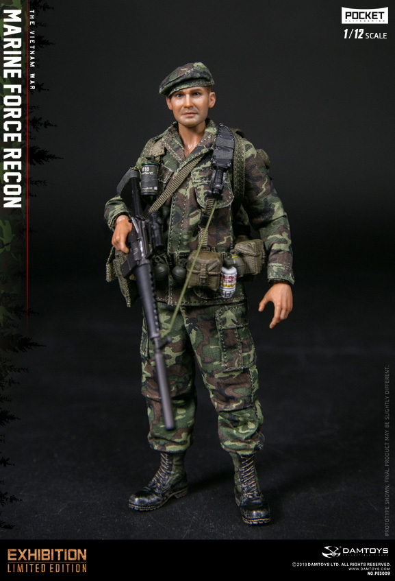 DAMTOYS 1/12 WWF上海2019 限定発売 ベトナム戦争 USA海兵隊武装偵察部隊 フォース リーコン 未開封新品 PES009 検) DID COOMODEL POPTOYS拍卖