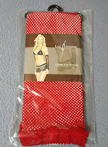 フィッシュネット アームウォーマー(赤) サイズ:フリー(M~L) LegAvenue 2019 新品拍卖
