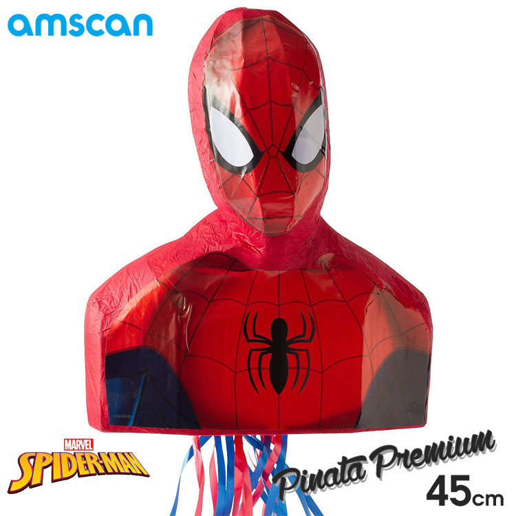 ディズニー スパイダーマン ピニャータ 3D 45cm パーティ用品 くす玉 子供 誕生日 お菓子を入れる アムスキャン拍卖