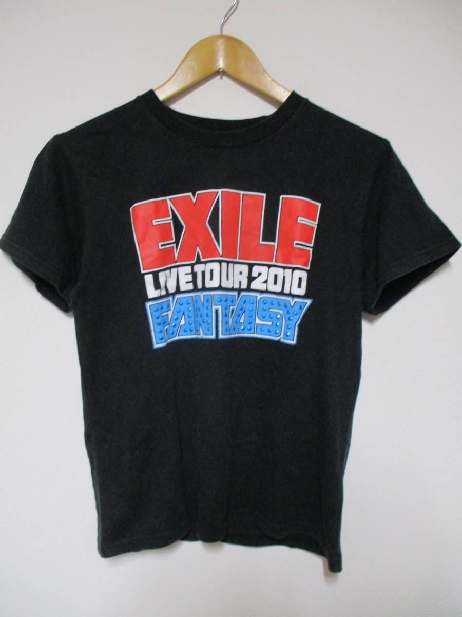 EXILE エグザイル ファンタシー2010ライブツアーTシャツ 黒 Sサイズ 拍卖