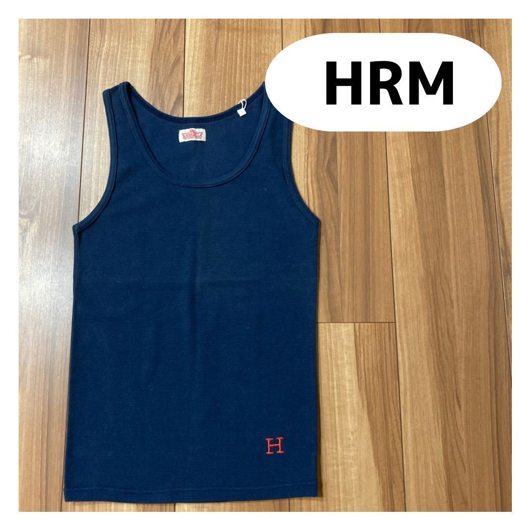 HRM ハリウッドランチマーケット タンクトップ ストレッチフライス ネイビー ノースリーブ レディース サイズ1 (S) 玉mc1696拍卖