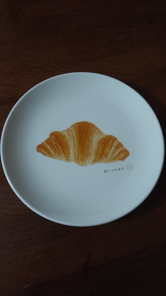 CAFEBASE オリジナルパン皿 クロワッサン カフェベース 非売品 ノベルティ拍卖