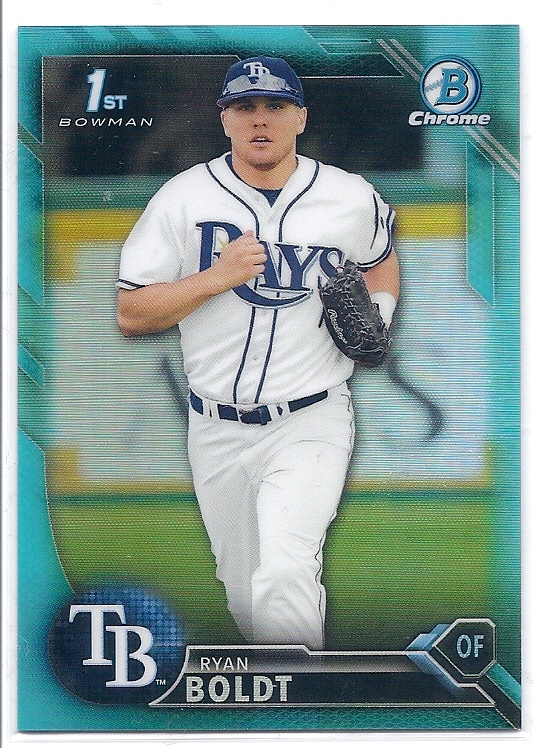 2016 Bowman Chrome Draft Ryan Boldt Light Blue Refractor拍卖