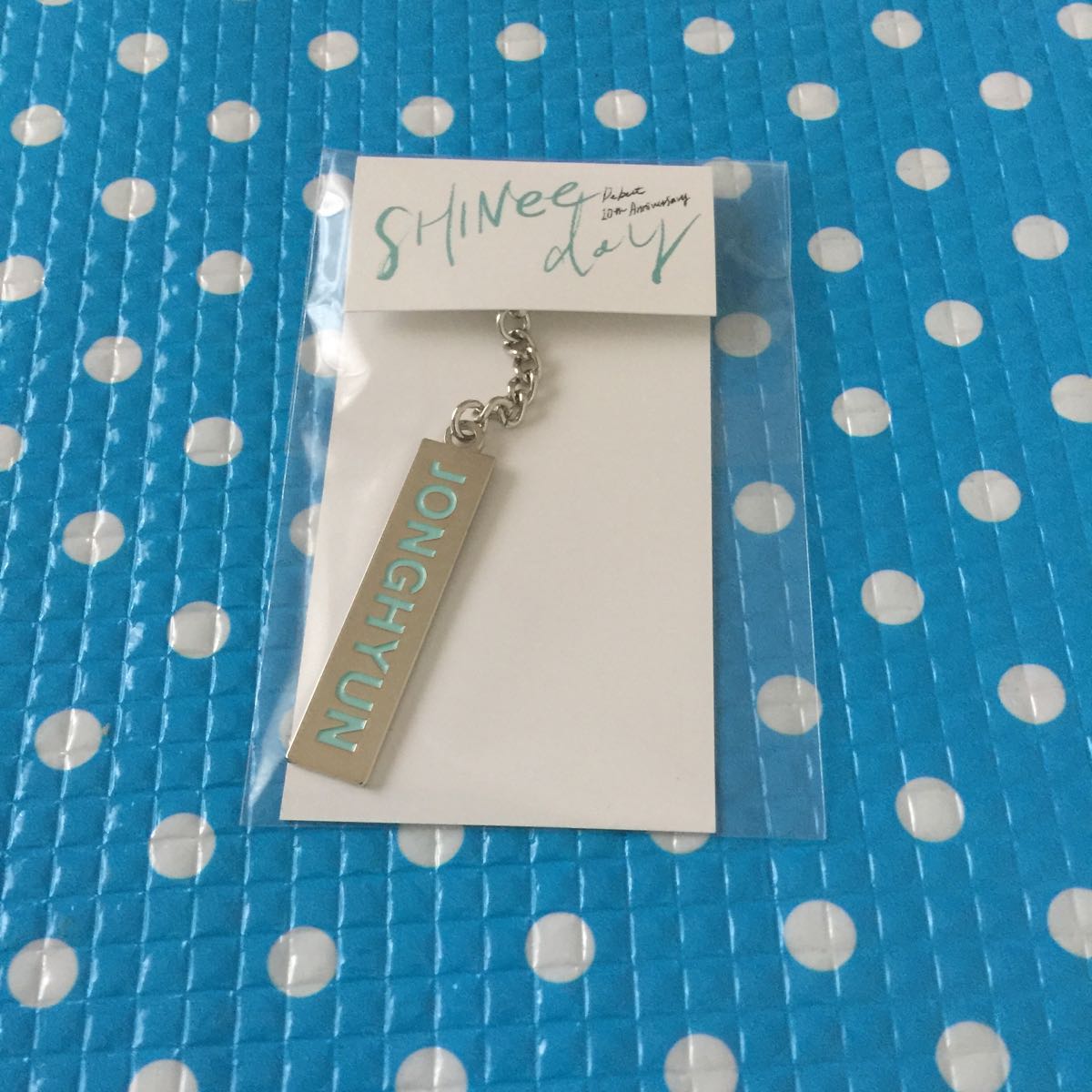 SHINee day Debut 10th Anniversary★10周年 記念 ペンミ 公式 グッズ★キーリング チャーム キーホルダー★ジョンヒョン ver.拍卖