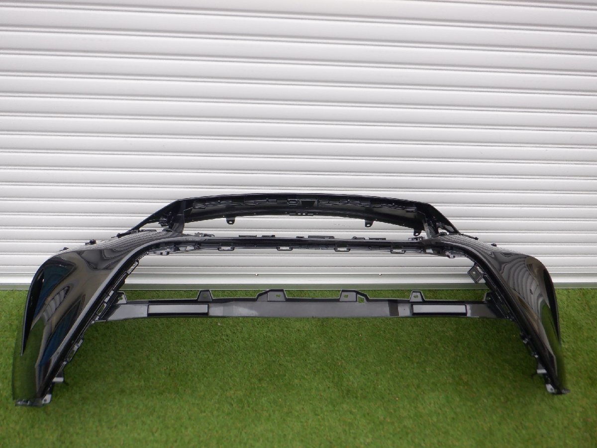新車外しトヨタ純正 AXUH80 AXUH85 MXUA80 MXUA85 80 ハリアー フロントバンパー 52119-48830 ブラックパール219 m-23-6-298拍卖