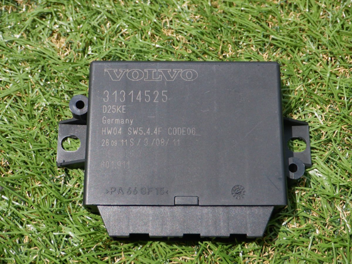 ボルボ純正 VOLVO CBA-DB6304TXC XC60 T6 AWD 2012年 パーキングアシスト コントロール モジュール ユニット 31314525 m-23-6-435拍卖