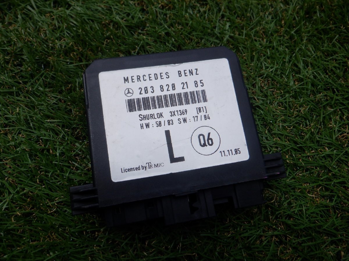 ベンツ純正 CBA-203042 W203 C200 Cクラス 2005年 ドア コントロール モジュール ユニット A2038202185 m-23-6-453拍卖