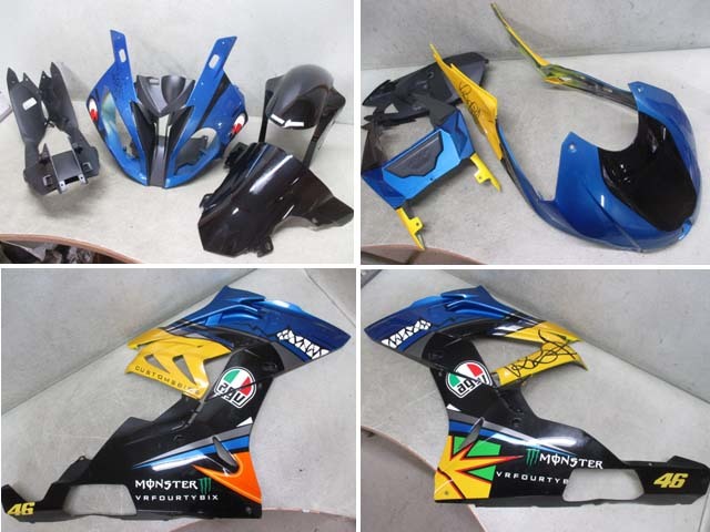 G◇S1000RR用カウルセット608 ’17年外し.純正タイプ.社外.送料無料(一部地域除外). アッパー.サイドカウル.タンクカバー.テール.シャーク拍卖