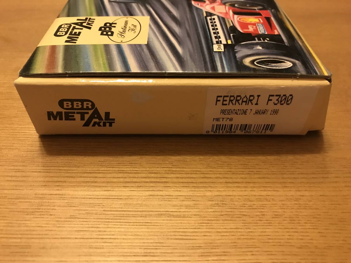 1/43キット BBR フェラーリ F300 プレゼンテーション 1998拍卖