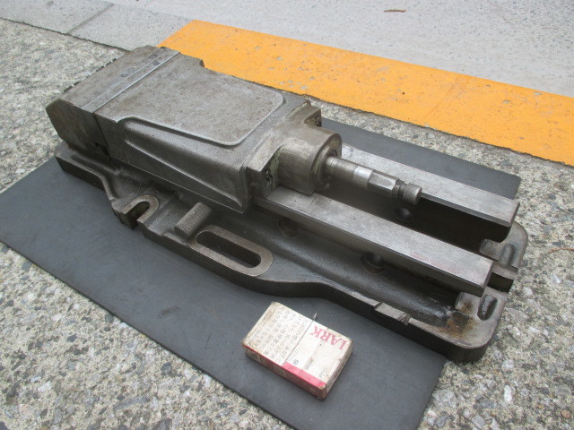 s975★TAKEDA 油圧マシンバイス 口金幅155mm・ハンドルなし拍卖