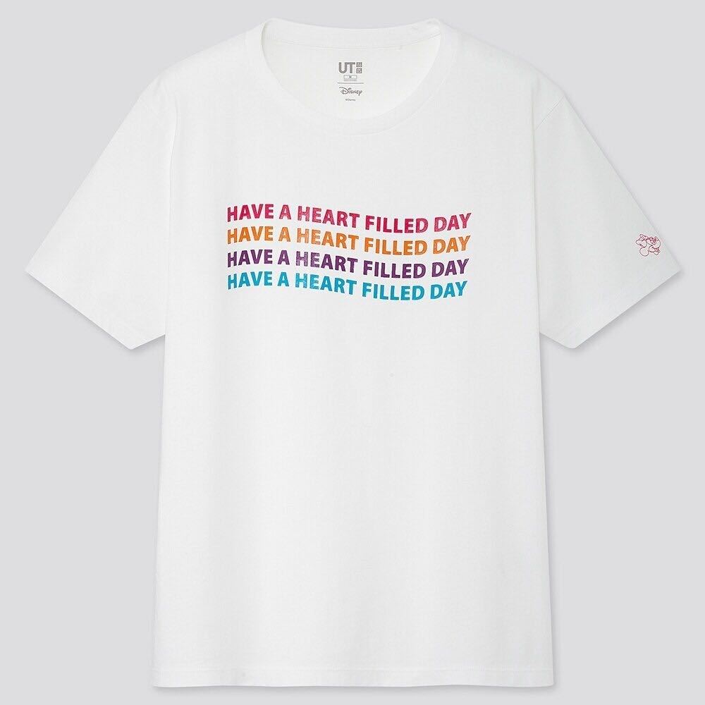 XXLサイズ【ユニクロ】フォーチューン ディズニー UT(半袖・リラックスフィット)(カラー:00 WHITE)拍卖