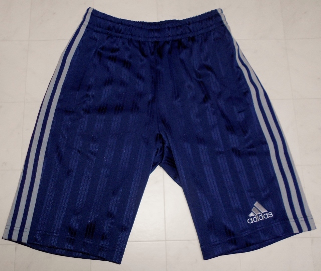 ★アディダス★シャドーストライプ★【M】★紺×グレー★定価6048円★拍卖