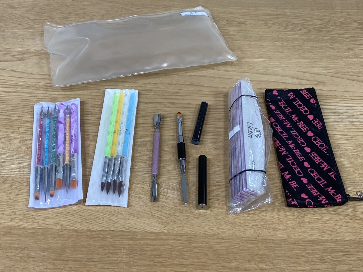 送料無料 エターナルベーシック スパチュラ いろいろセット ジェルネイル ハケ 筆 Lictin プロネイル ネイルファイル バッファー爪やすり拍卖