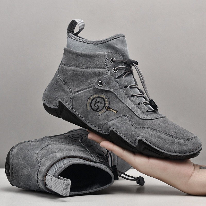 ZPT525☆新品ハイカット スリッポン マーティンブーツ メンズ ショートブーツ スニーカー 春秋冬靴 ドライビングシューズ拍卖