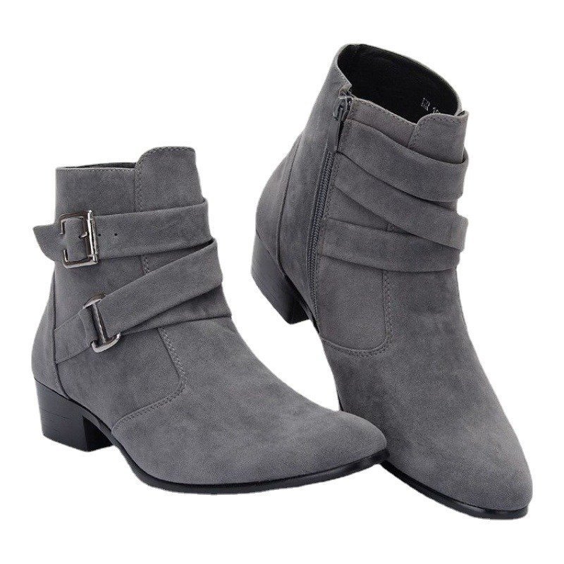 ZPT377☆新品秋 上質ショートブーツ メンズ ウエスタンブーツ ワークブーツ ミリタリーブーツ 作業靴 エンジニアブーツ拍卖