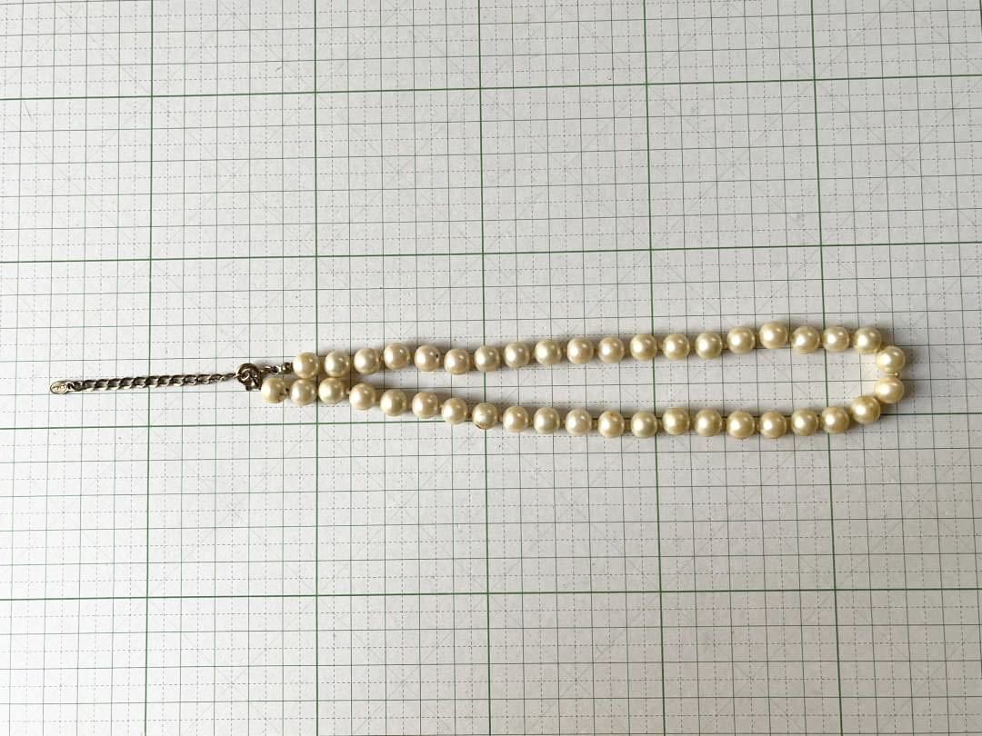 K ★レア★ 海外製 刻印あり モネ MONET ネックレス ☆446 汚れあり 送料185円〜 アンティーク ビンテージ拍卖