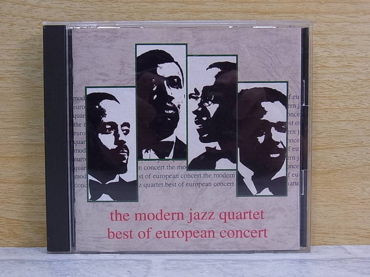 △F/127●音楽CD☆モダン・ジャズ・クヮルテット☆ベスト・オブ・ヨーロビアン・コンサート☆ジャンゴ/ブルーソロジー/他☆中古品拍卖