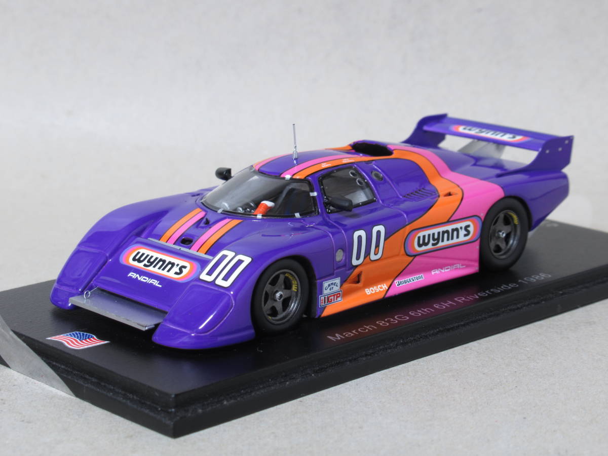 1/43 マーチ 83G #00 リバーサイド6H 1986拍卖