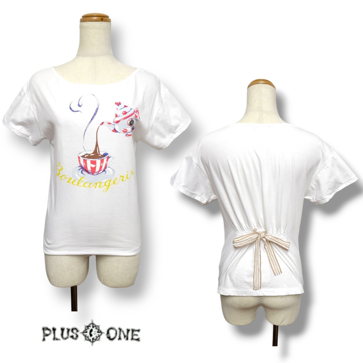 【MILK】半袖カットソー ホワイト / ミルク Tシャツ ティーカップ拍卖