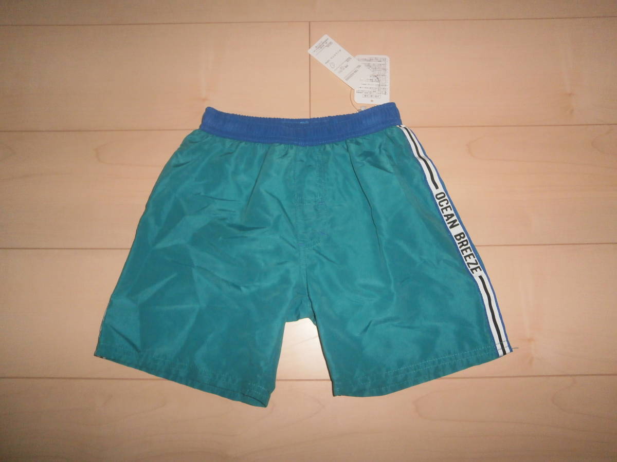 即決★新品★男児男の子★水着 海水パンツ★サイズ110★①★緑★幼児幼稚園保育園小学生★水遊び川遊びプール遊びスイミング夏休み水泳拍卖
