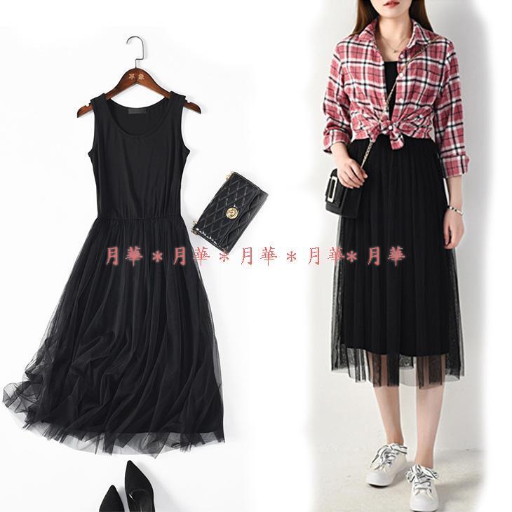 L インナーキャミ ドレスインナー 黒 新品 即納 ノースリーブ ワンピース lw0997拍卖