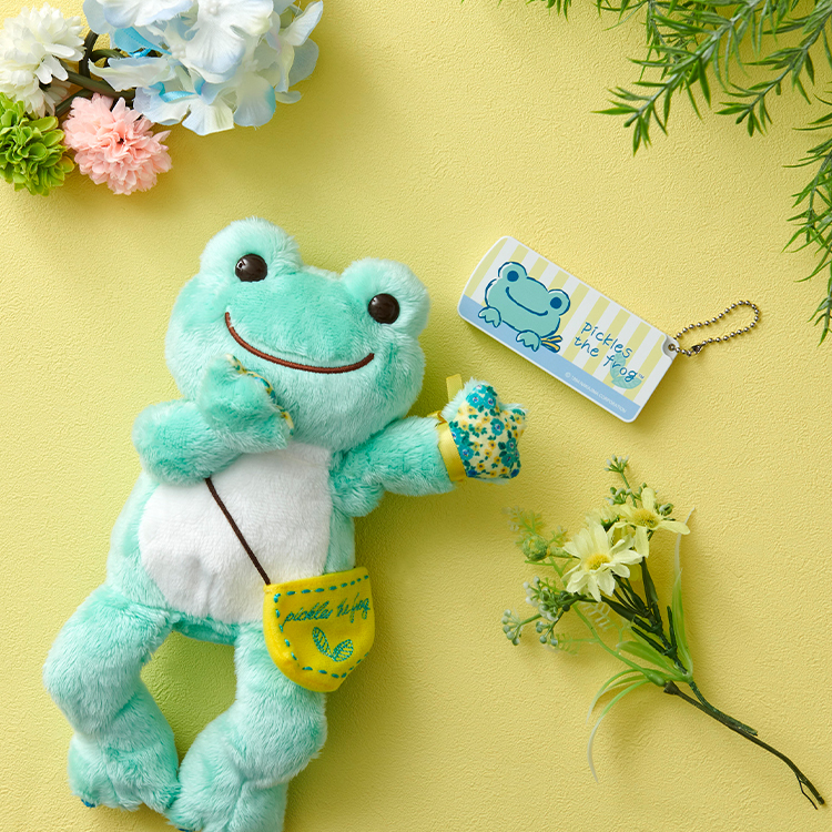 完売品☆ ラヴィラドピクルス限定品☆ 新品・未開封■ かえるのピクルス ミントレモン ビーンドール ぬいぐるみ■タブレットケース付き♪拍卖