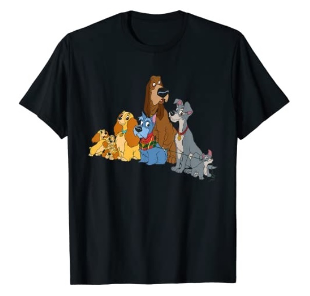 ディズニー わんわん物語 黒A Tシャツ 2XL 拍卖