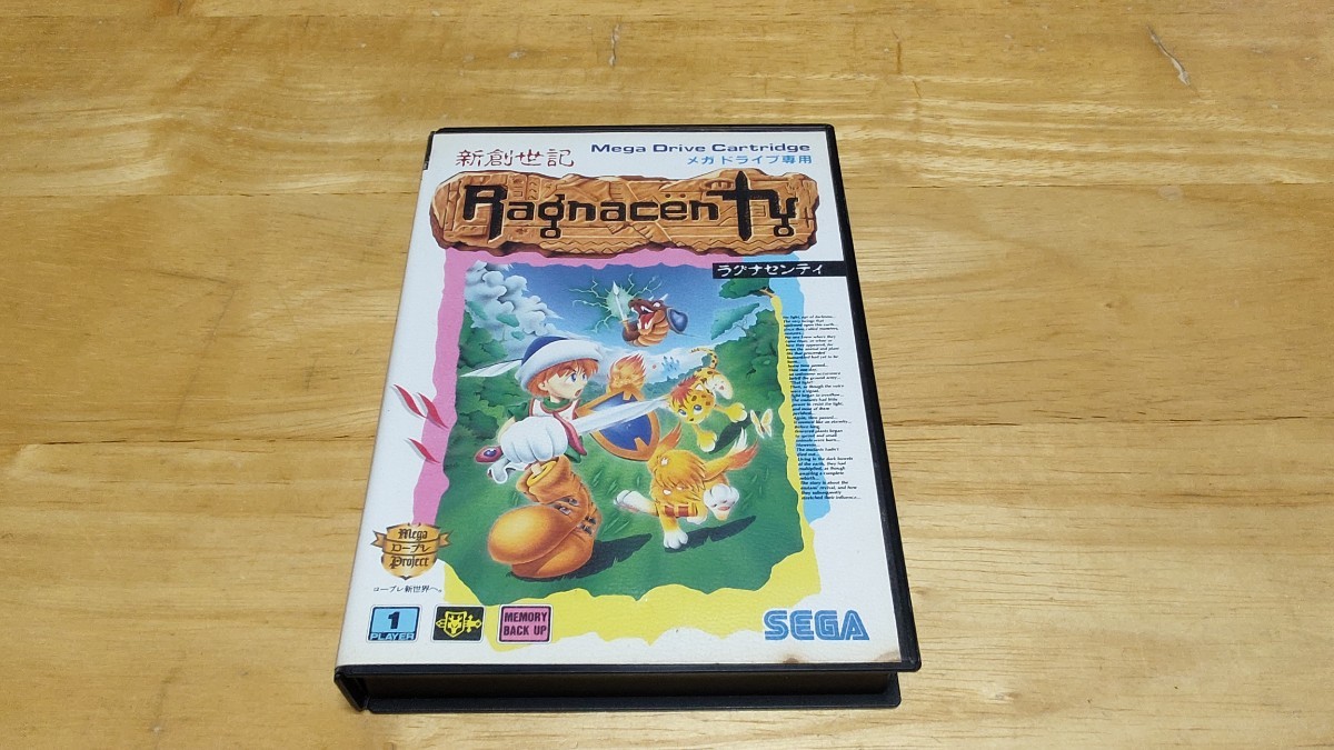 ★MD「新創世記ラグナセンティ(Ragnacenty/Crusader of Centy)」箱・取説・ハガキ・チラシ付き/SEGA/MEGA DRIVE/ACTRPG/レトロゲーム★拍卖