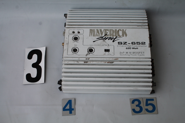 KS-482-3 マーベリック MAVERIC SZ-652 2ch パワーアンプ拍卖