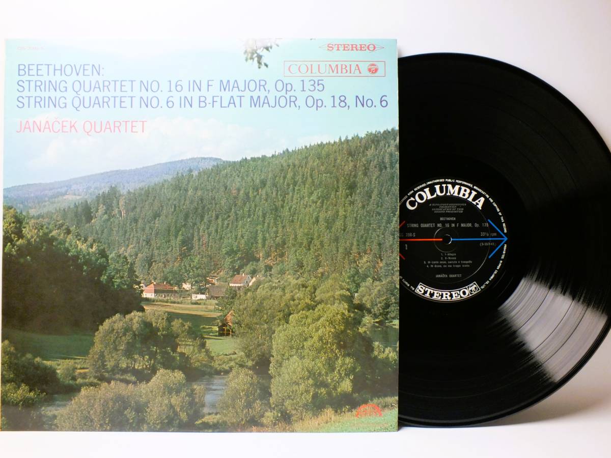 LP OS 398-S ヤナーチェック四重奏団 ベートーヴェン 弦楽四重奏曲 第16番 第6番 【8商品以上同梱で送料無料】拍卖
