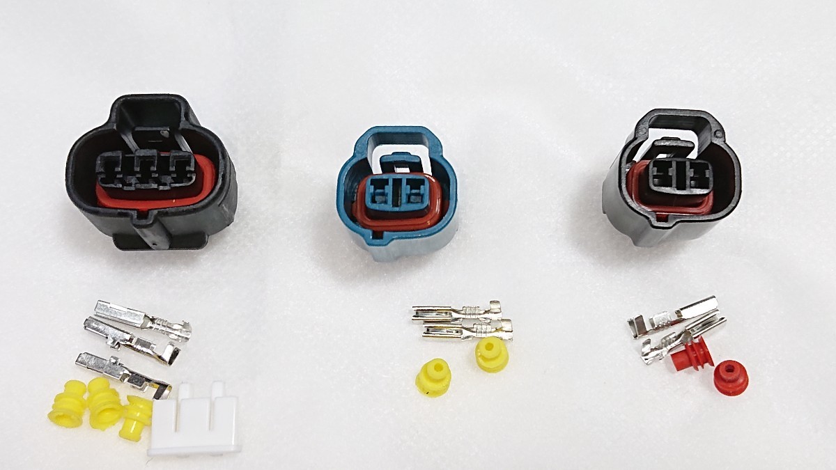 アドレス v50 レッツ4 インジェクション アイドリングソレノイドバルブ スロットルポジション コネクター カプラー 3点セット拍卖