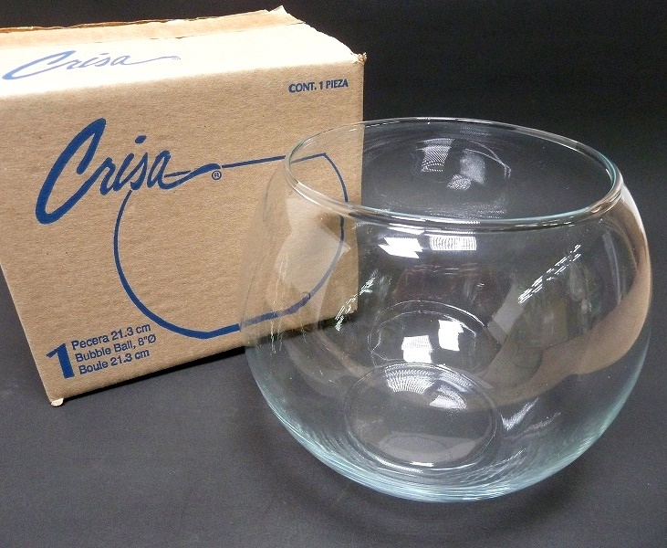 (☆BM)【大処分セール】LEO クリア F-365④ガラス アクアリウム テラリウム 花瓶 金魚鉢 めだか鉢 20㎝ フィギュアケース レオタカオカ製拍卖