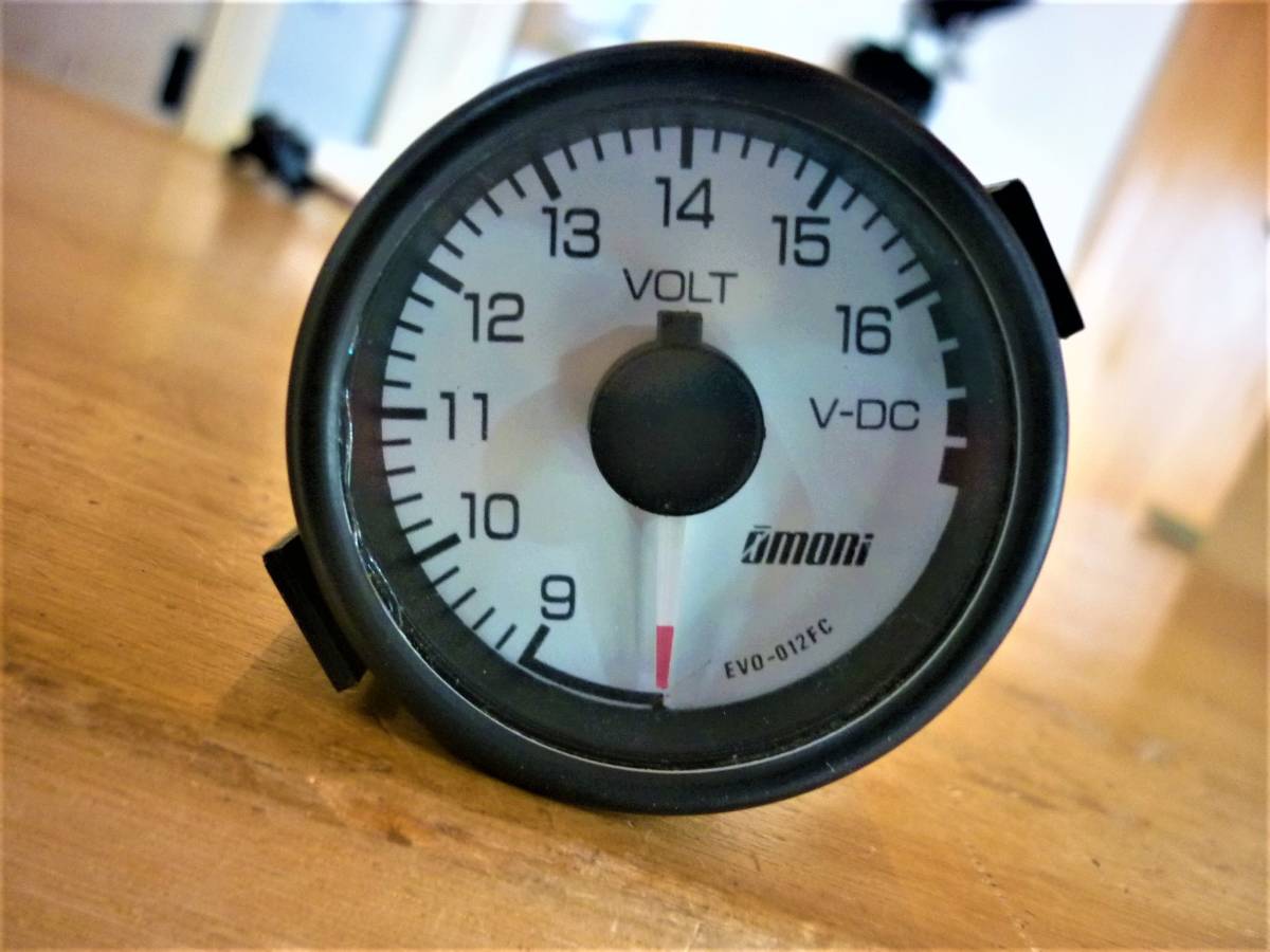 安心の消毒済 大森 オオモリ 電子式 電圧計 ボルト計 45パイ メータ稼働・イルミ点灯確認済み 送料520円もOK 緑 赤LED拍卖