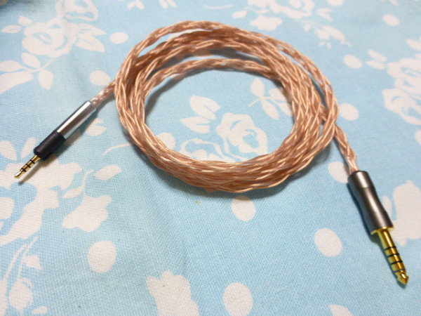 SENNHEISER HD620S HD598 HD599 ロック機構付 MOGAMI 2944 八芯 ブレイド編 4.4mm5極 300cm かなり長め (変更可) HD558 HD518 HD595 HD569拍卖