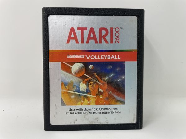 Atari2600 2800 アタリ VCS ゲームカートリッジ Real Sports Volleyball バレーボール拍卖