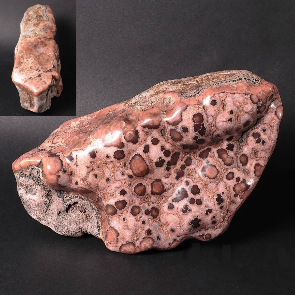 ◆◇特大 インカローズ 原石 13.54kg 高さ22cm×幅37cm×奥行11cm■ロードクロサイト 菱マンガン鉱 天然石 鉱石鉱物◇◆拍卖