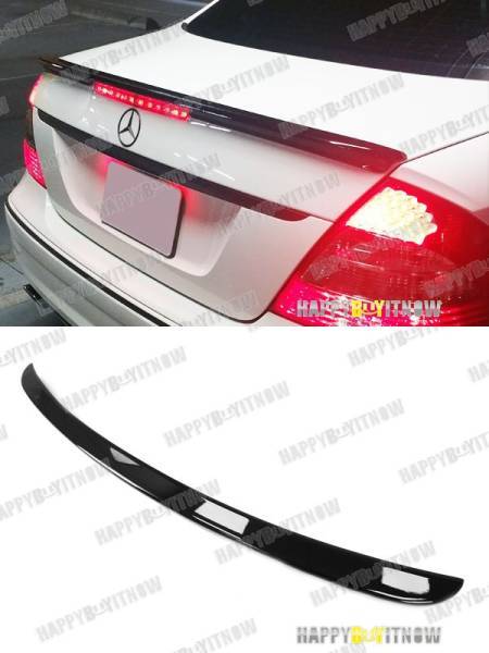 各純正色塗装対応可能 メルセデス ベンツ W211 セダン リアトランクスポイラー Aタイプ ABS 2002-2009 TS-27144拍卖