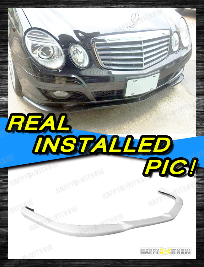 メルセデス ベンツ Eクラス W211 後期 ノーマル フロント リップスポイラー 未塗装 FRP素地 2007-2009 FL-50747拍卖